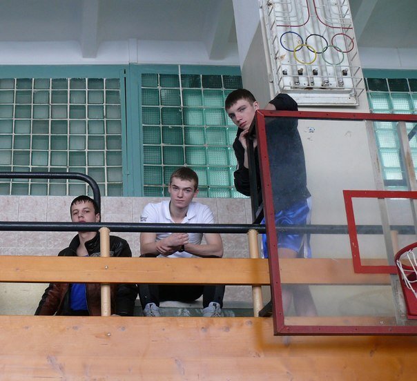 Я в синих шортах