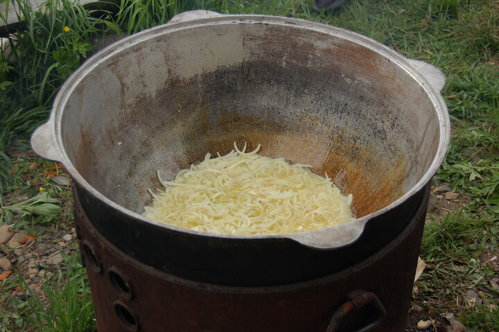 Начало плова