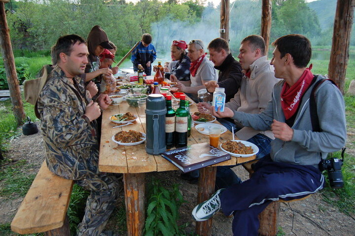 Плов разошелся на ура