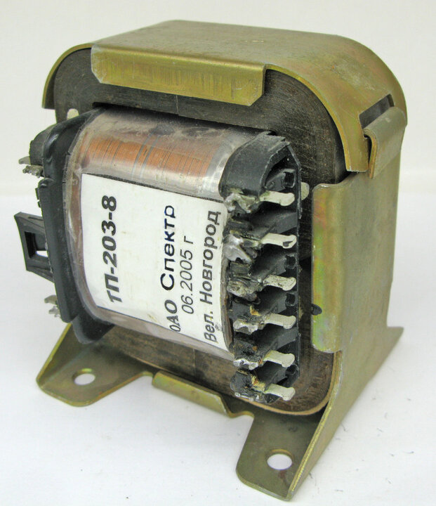 Трансформатор ТП-203- (76 Вт) – любые выходные параметры в пределах мощности типоразмера, частота сети 50, 400, 1000 Гц На данном типоразмере серийно изготавливается более 32 типономиналов Трансформатор питания ТП-203-(76 Вт) ГОСТ 14233-84(50,400,1000 Г Трансформатор ТП-203- (76 Вт) – любые выходные параметры в пределах мощности типоразмера, частота сети 50, 400, 1000 Гц На данном типоразмере серийно изготавливается более 32 типономиналов Трансформатор питания ТП-203-(76 Вт) ГОСТ 14233-84(50,400,1000 Г
