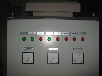 Щиты автоматики установок  по получению водорода (кислорода) методом электролиза