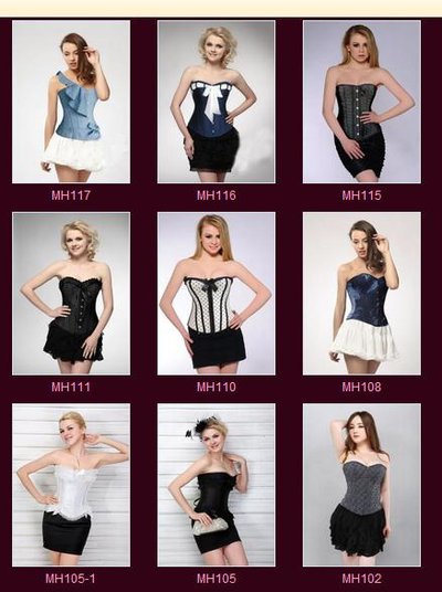 Шикальные корсеты оптом по низким ценам из Китая