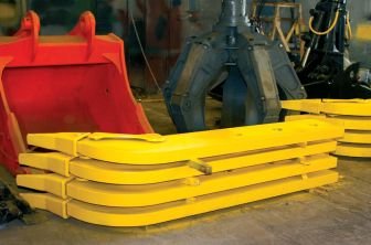 Стойка рыхлителя для бульдозеров.