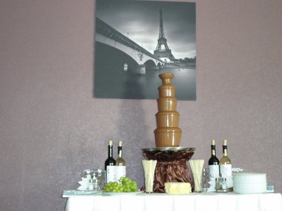 Шоколадный фонтан во Владивостоке. Установка