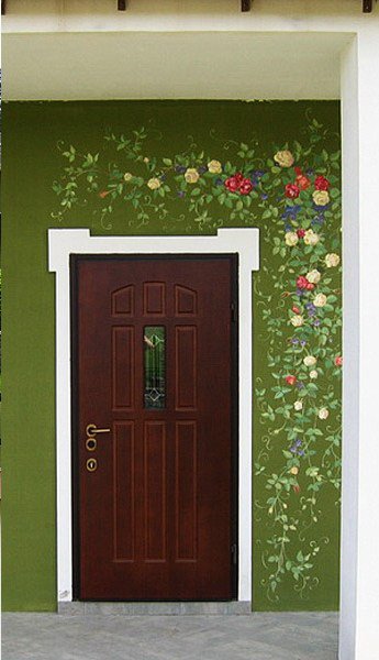 Скидка 30% . Художественная роспись фасадов, заборов, стен, потолков.