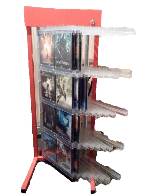 Продам стойку для продажи CD DVD дисков на 64 шт.