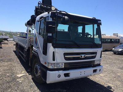 Daewoo Novus 11,5тонн с КМУ Hiab 190TM + Бур