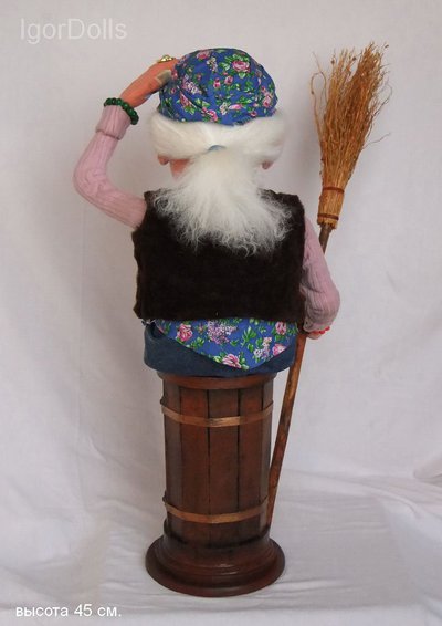 Интерьерная коллекционная кукла баба яга " Старшая сестра " от Игоря Выгузова