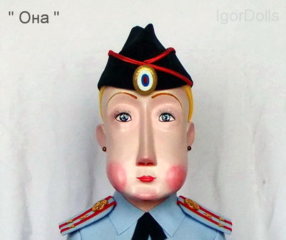 Комплект из двух авторских кукол о полиции от Игоря Выгузова.