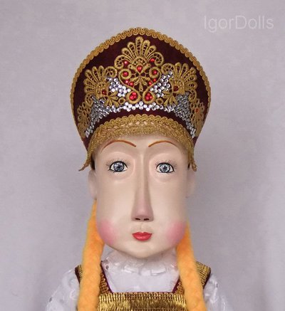 Комплект из двух кукол в национальных костюмах от Игоря Выгузова.