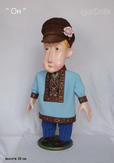Комплект из двух кукол в национальных костюмах от Игоря Выгузова.