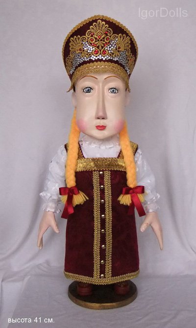 Комплект из двух кукол в национальных костюмах от Игоря Выгузова.
