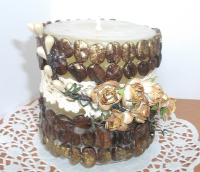 Свеча кофейная