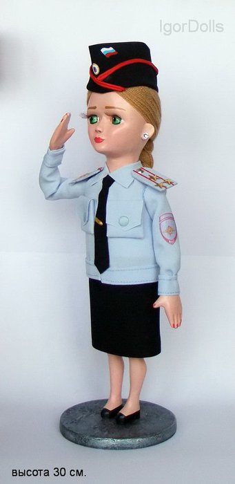 Коллекционная кукла полицейская от Игоря Выгузова.