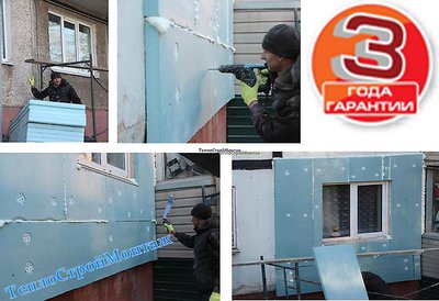  Устранение протеканий, ремонт швов в Уссурийске. Технология - теплый шов. Высотные работы. Утепление стен.