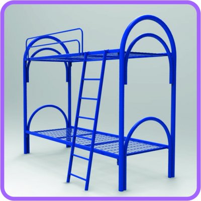 Металлические кровати для пансионатов, кровати для детских лагерей, кровати одноярусные и двухъярусные, дёшево.