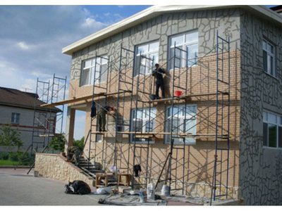 Монтаж навесных вентилируемых фасадов - любые объемы