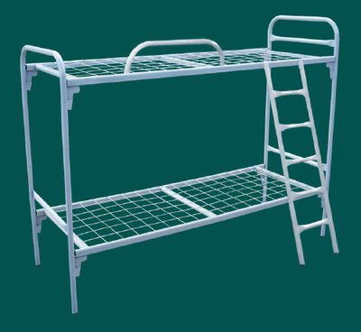 Кровати металлические двухъярусные для казарм, кровати трёхъярусные для строителей, кровати металлические для студентов