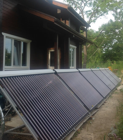 Солнечный вакуумный коллектор со склада во Владивостоке