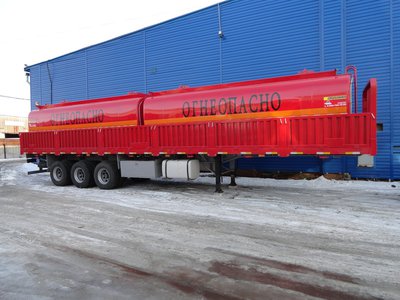 Полуприцеп бортовой с емкостями по 20 куб.м., 2015г.в