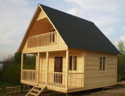 Построим дом 6х8 всего за 60 дней из профилированного бруса во Владивостоке