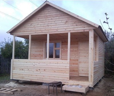 Построим дом 4х6 всего за 60 дней из профилированного бруса во Владивостоке