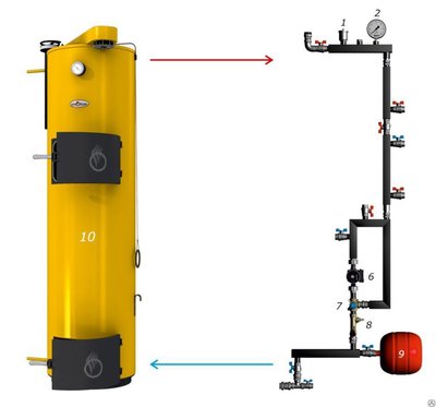 Твердотопливный котел длительного горения Stropuva S15U на угле. Горит 5 суток!