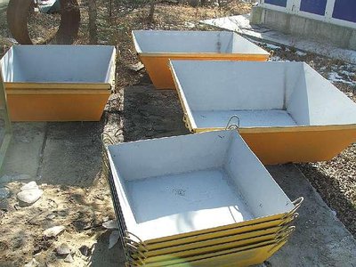Бункеры, бадьи, ящики для бетона