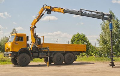 Бур Dcd-3 (Англия) на кран-манипуляторы