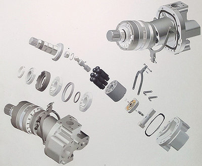 Запчасти для гидронасосов, гидромоторов и редукторов HITACHI