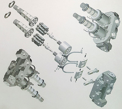 Запчасти для гидронасосов, гидромоторов и редукторов HITACHI