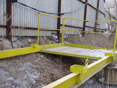 Площадка выносная для приема грузов на высоте