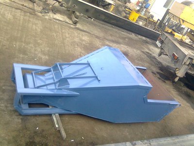 Тара для бетона. Бункеры поворотные для бетона (туфельки)