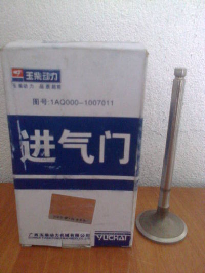 Клапан выпускной погрузчик ZL20 двигатель YCD4R11G-68