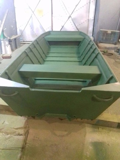 Алюминиевая лодка плоскодонка. Изготовление