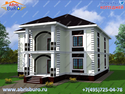 Готовые проекты коттеджей, проектирование частных домов по низким ценам
