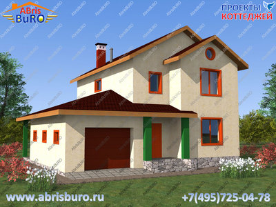 Готовые проекты коттеджей, проектирование частных домов по низким ценам
