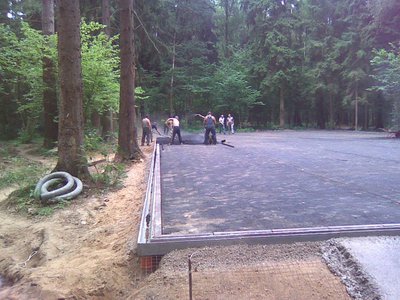 Фундамент, основание под футбольное поле, стадион, спортивные и детские площадки