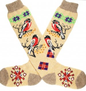 Купить мужские, женские носки оптом, вязанные изделия шерсть, пух в Новосибирске