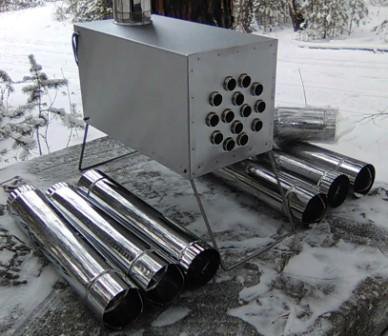 Теплообменник «Вектор-ВУ» (нерж. сталь) 12В