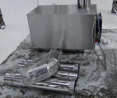 Теплообменник «Вектор-ВУ» (нерж. сталь) 12В