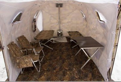 Зимняя палатка Берег Куб 4.40 "Берег" (Двухслойный)