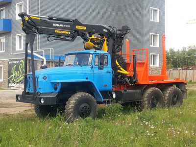 Лесовозный автопоезд Урал 55571-1151-70М , Евро 5, пневматика  273 л/с 