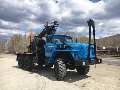 Лесовоз Урал 55571, 2019 г.в. с манипулятором Топливная Россия  Завод Гарантия Лизинг