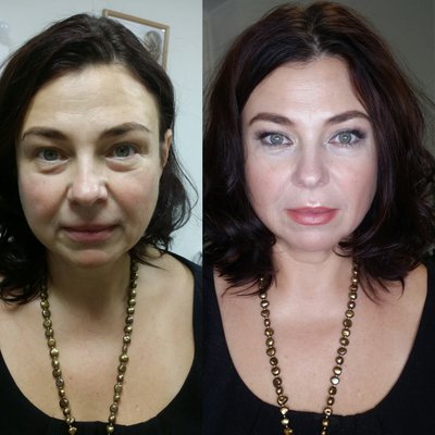 макияж и прическа, образ в 4 руки