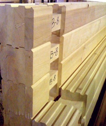 Клееный брус.