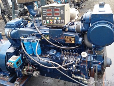 Судовой дизель-генератор б/у 220квт  Weichai WP12