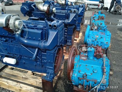 Судовой двигатель б/у Weichai WP12 двухклапанный