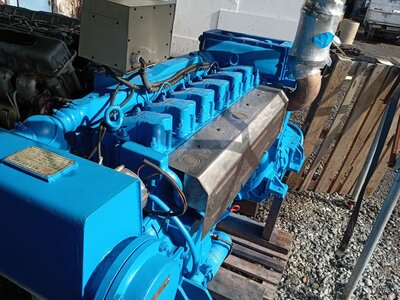 Судовой двигатель б/у Weichai WD615