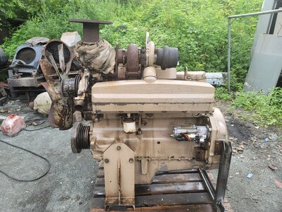 Двигатель б/у для сельхозтехники  John Deere 6101АF010 (RG6101А)